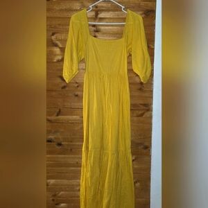 Billabong Maxi Dress in Yellow Small